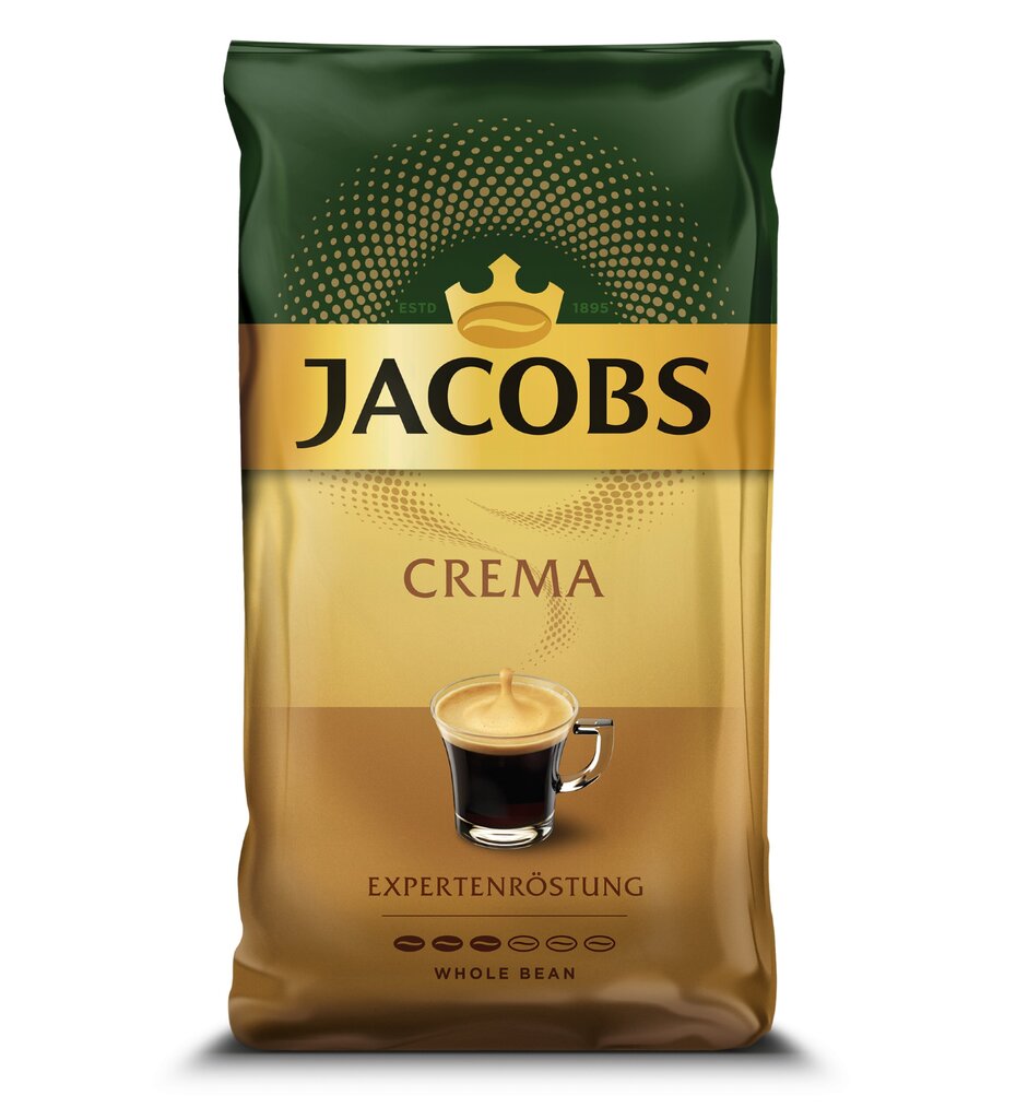 Kafijas pupinas JACOBS CREMA, 1kg цена и информация | Kafija, kakao | 220.lv