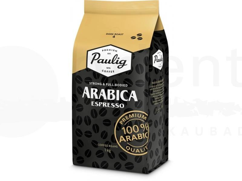 Kafijas pupiņas PAULIG ARABICA ESPRESSO, 1 kg cena un informācija | Kafija, kakao | 220.lv