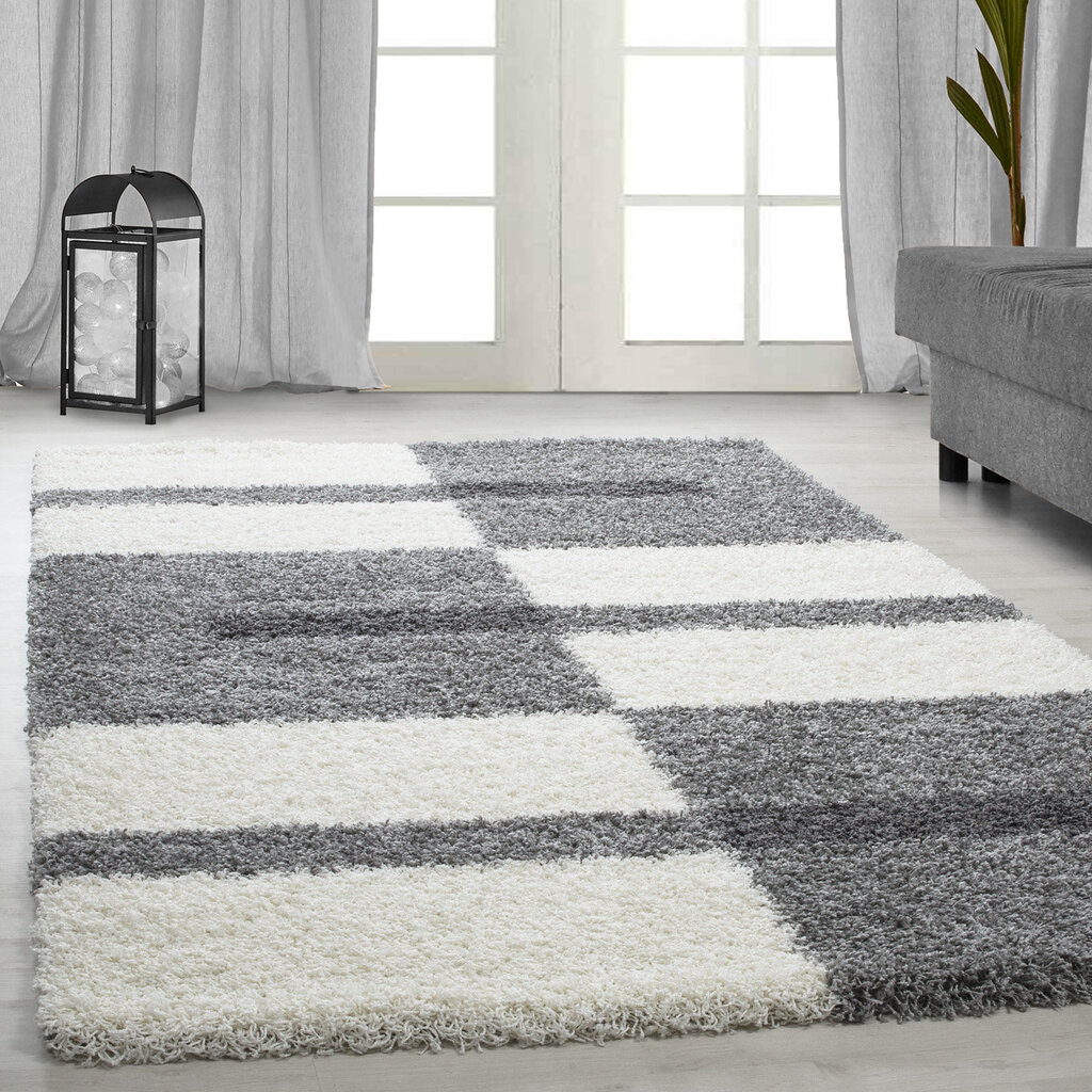 Paklājs Ayyildiz Shaggy Gala Light Grey 2505, 160x230 cm cena un informācija | Paklāji | 220.lv