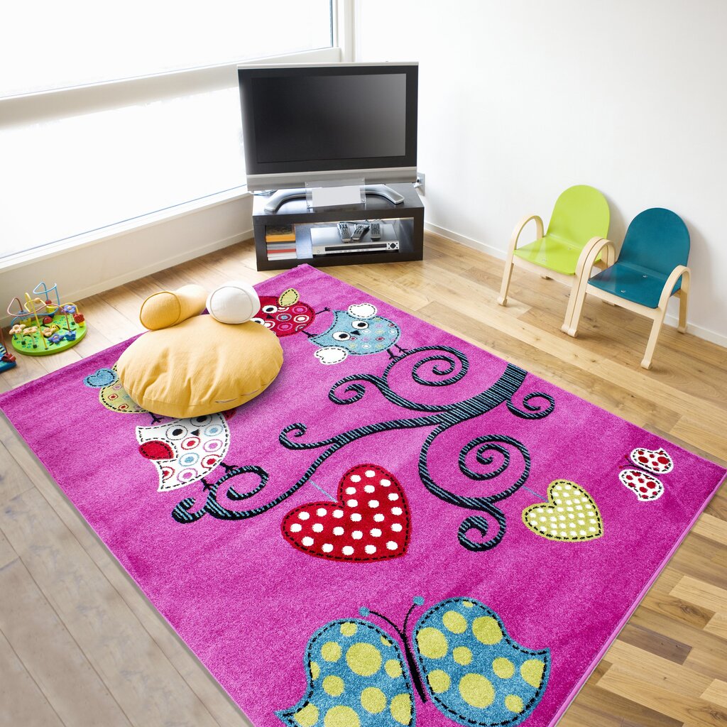 Bērnu paklājs Ayyildiz Kids Lila 0420, 120x170 cm cena un informācija | Paklāji | 220.lv