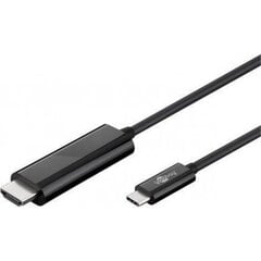 Кабель Goobay USB-C-HDMI, 1.8 м цена и информация | Кабели и провода | 220.lv