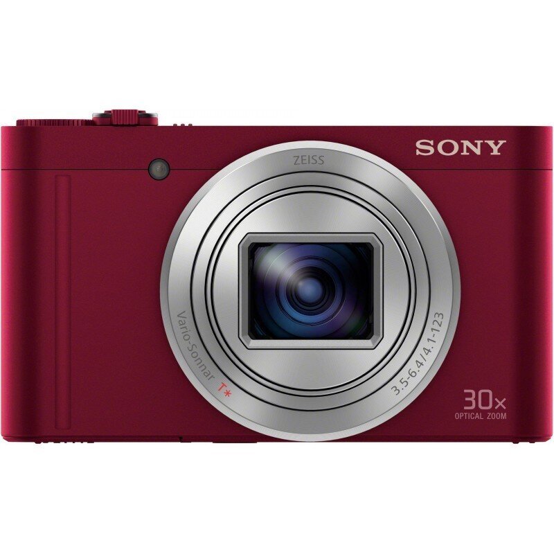 Sony DSC-WX500, sarkans cena un informācija | Digitālās fotokameras | 220.lv