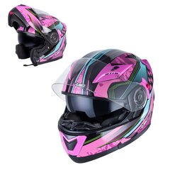 Motociklistu ķivere W-TEC YM-925 Magenta cena un informācija | Moto ķiveres | 220.lv