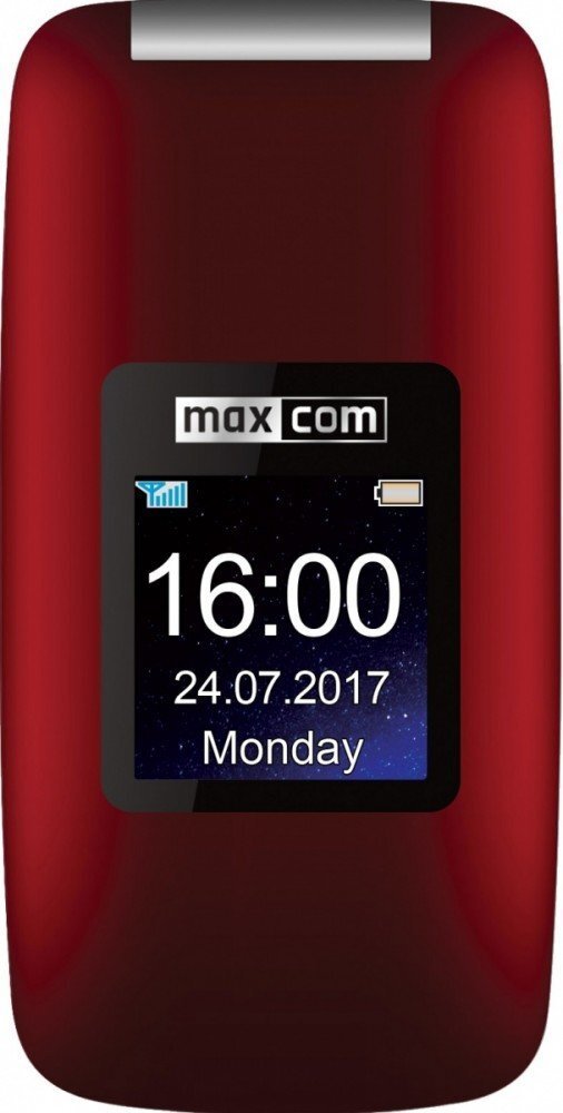 Maxcom Comfort MM824, Red цена и информация | Mobilie telefoni | 220.lv
