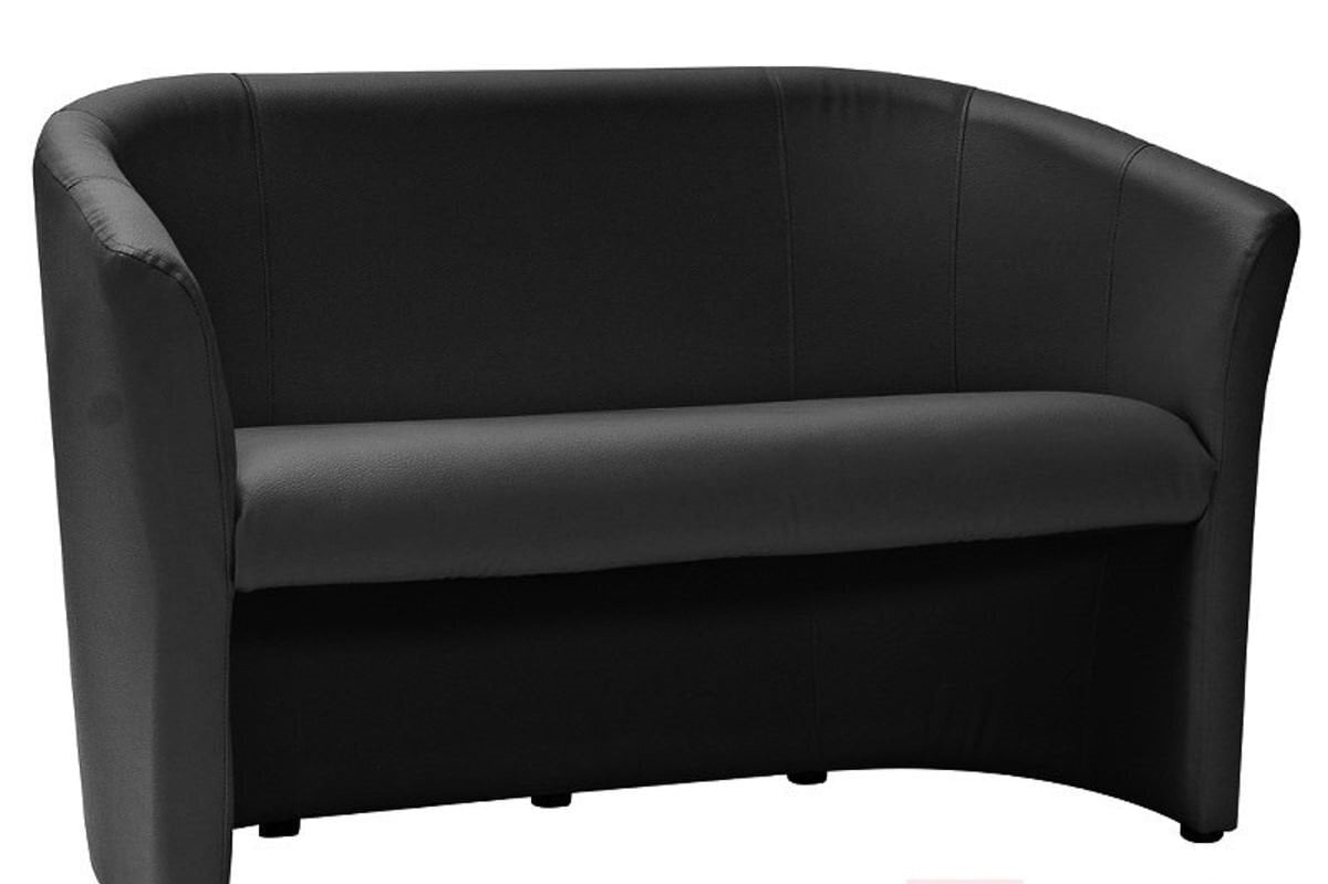 Dīvāns Signal Meble Tm-2, melns cena un informācija | Dīvāni | 220.lv