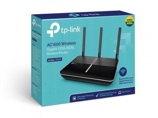 TP-Link Archer VR600 LAN WiFi 5 GHz cena un informācija | Rūteri (maršrutētāji) | 220.lv