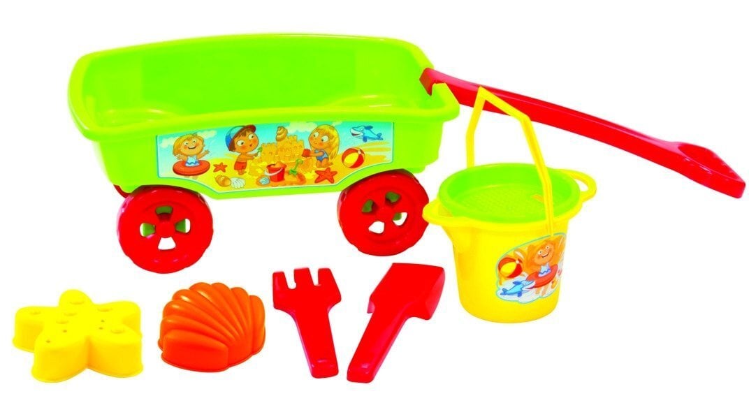 Smilšu rotaļlietu komplekts Mochtoys cena un informācija | Ūdens, smilšu un pludmales rotaļlietas | 220.lv