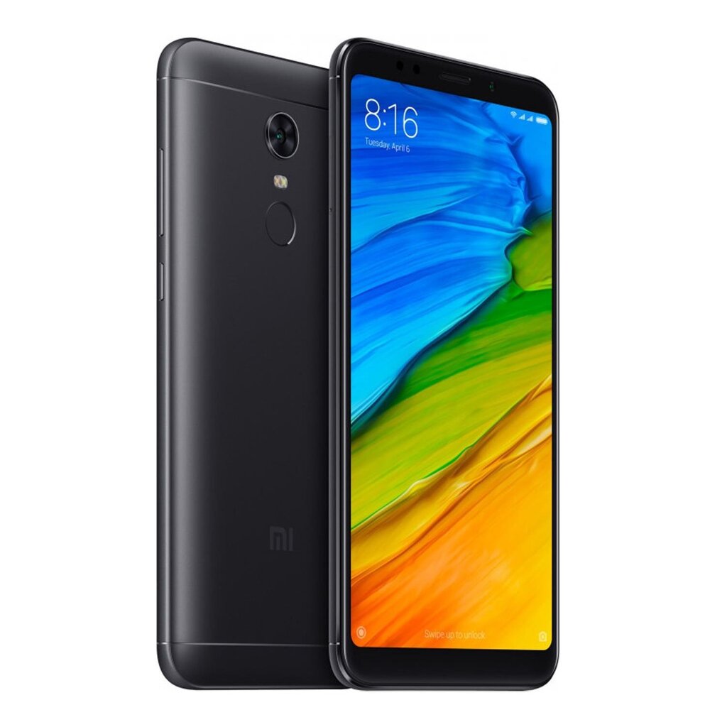 Xiaomi Redmi 5 Plus, 4/64 GB, Dual SIM Black cena un informācija | Mobilie telefoni | 220.lv