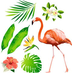 Interjera uzlīme Flamingo cena un informācija | Dekoratīvās uzlīmes | 220.lv