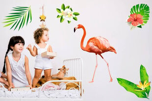 Интерьерная наклейка Фламинго цена и информация | Декоративные наклейки | 220.lv