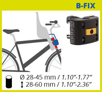 Priekšējais velosipēda sēdeklis Bellelli Freccia, B-fix цена и информация | Bērnu velosipēdu sēdeklīši | 220.lv