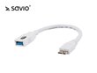 SAVIO ADAPTER USB OTG - MICRO USB CL-87   цена и информация | Televizoru un Smart TV aksesuāri | 220.lv