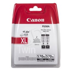 Canon - Tusz PGI-570XL BK TWIN BL SEC 0318C007 cena un informācija | Tintes kārtridži | 220.lv