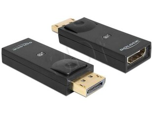Delock - Adapter DISPLAYPORT(M)->HDMI(F) cena un informācija | Adapteri un USB centrmezgli | 220.lv