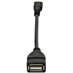 Адаптер OTG Akyga USB B - микро-USB, 15 см цена и информация | Аксессуары для телевизоров и Smart TV | 220.lv