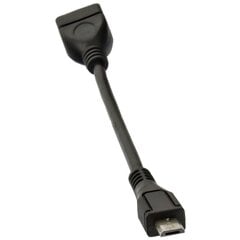 Адаптер OTG Akyga USB B - микро-USB, 15 см цена и информация | Аксессуары для телевизоров и Smart TV | 220.lv