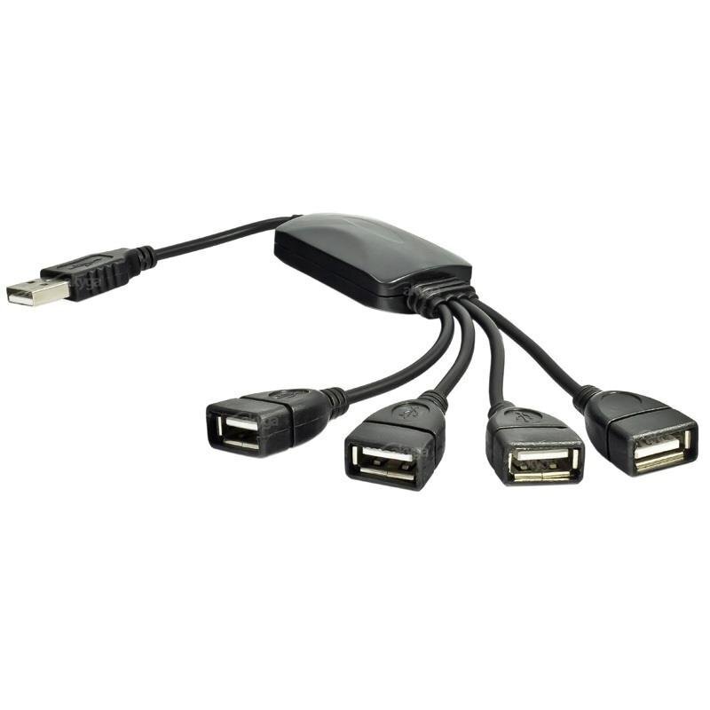 AKYGA HUB USB2.0 4-PORTOWY AK-AD-13 цена и информация | Adapteri un USB centrmezgli | 220.lv