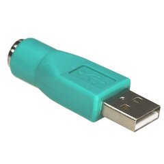 AKYGA ADAPTER USB AM -> PS/2 AK-AD-14 цена и информация | Адаптеры и USB разветвители | 220.lv