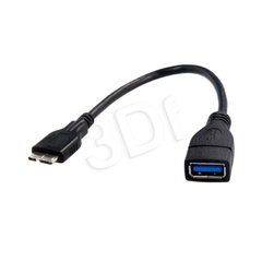 Akyga AK-AD-30, USB-A/USB-B, 15 cm cena un informācija | Kabeļi un vadi | 220.lv