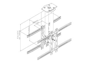 NewStar PLASMA-C100D 37-75” цена и информация | Кронштейны и крепления для телевизоров | 220.lv