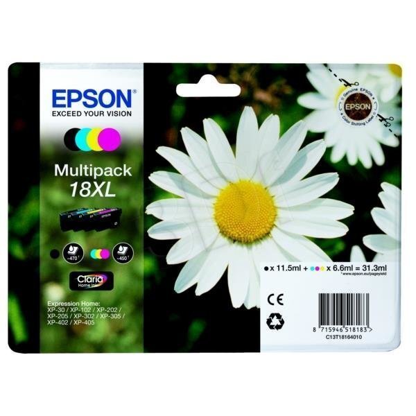 Epson - Multipack T1816 CMYK 1x11,5 ml + 3 x 6,6 ml, piemērots XP-30 цена и информация | Tintes kārtridži | 220.lv