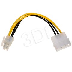 Akyga AK-CA-12, Molex/4-pin F, 15 cm cena un informācija | Kabeļi un vadi | 220.lv