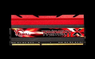 G.Skill DDR3 32GB (8GBx4) 2400MHz, CL10, TridentX Quad (F3-2400C10Q-32GTX) цена и информация | Оперативная память (RAM) | 220.lv