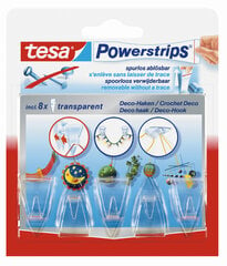 Tesa крючки PowerStrips Deco 5 шт. цена и информация | Аксессуары для ванной комнаты | 220.lv