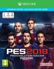 Игра Pro Evolution Soccer PES 2018 - Legendary Edition (Xbox One) цена и информация | Компьютерные игры | 220.lv