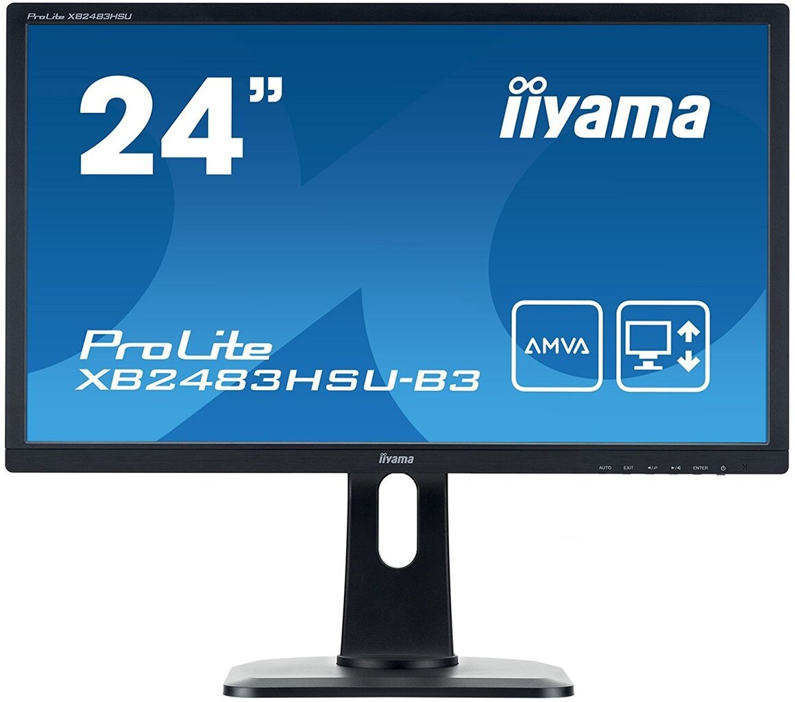 Iiyama ProLite XB2483HSU-B3 cena un informācija | Monitori | 220.lv