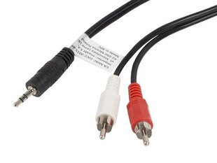 Lanberg, MiniJack 3.5 mm - 2 x RCA, 1.5 m цена и информация | Кабели и провода | 220.lv