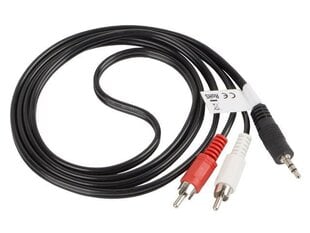 Lanberg, MiniJack 3.5 мм - 2 x RCA, 1.5 м цена и информация | Кабели и провода | 220.lv