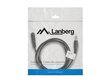 Lanberg, MiniJack male 3.5 mm - MiniJack female 3.5 mm, 1.5 m цена и информация | Kabeļi un vadi | 220.lv