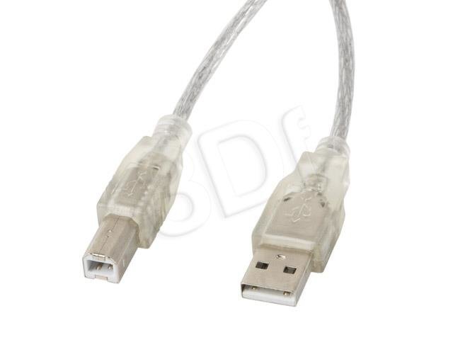 Lanberg, USB 2.0 / A-B, 5 m cena un informācija | Kabeļi un vadi | 220.lv