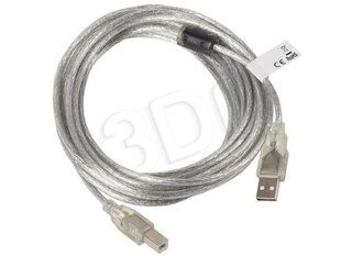 Lanberg, USB 2.0 / A-B, 5 m цена и информация | Кабели и провода | 220.lv