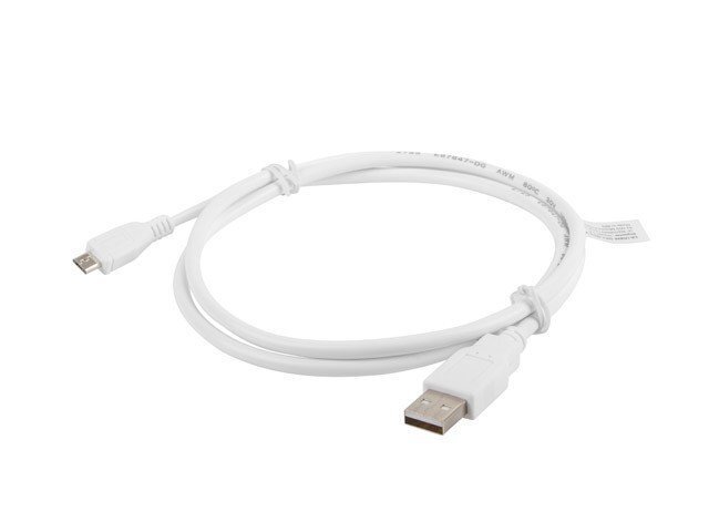 Lanberg CA-USBM-10CC-0010, Micro USB/USB-A, 1 m цена и информация | Kabeļi un vadi | 220.lv