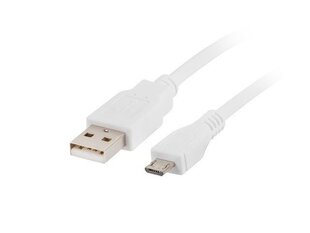 Lanberg CA-USBM-10CC-0010, Micro USB/USB-A, 1 м цена и информация | Кабели и провода | 220.lv