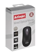 Activejet mysz przewodowa USB AMY-146 цена и информация | Мыши | 220.lv