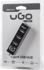 Natec UGO USB HUB 4-Port USB 2.0 цена и информация | Адаптеры и USB разветвители | 220.lv