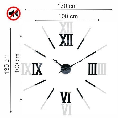 Sienas pulkstenis Maģiskais šarms 3 100-130 cm cena un informācija | Pulksteņi | 220.lv
