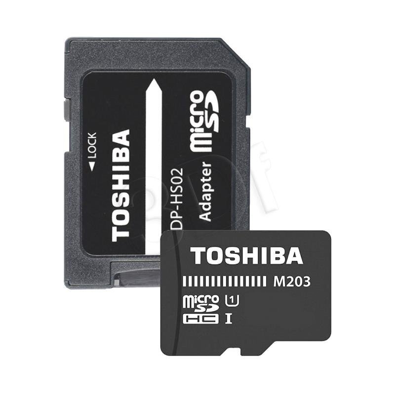 Toshiba microSD 32GB M203, UHS-I U1 + adapteris цена и информация | Atmiņas kartes mobilajiem telefoniem | 220.lv