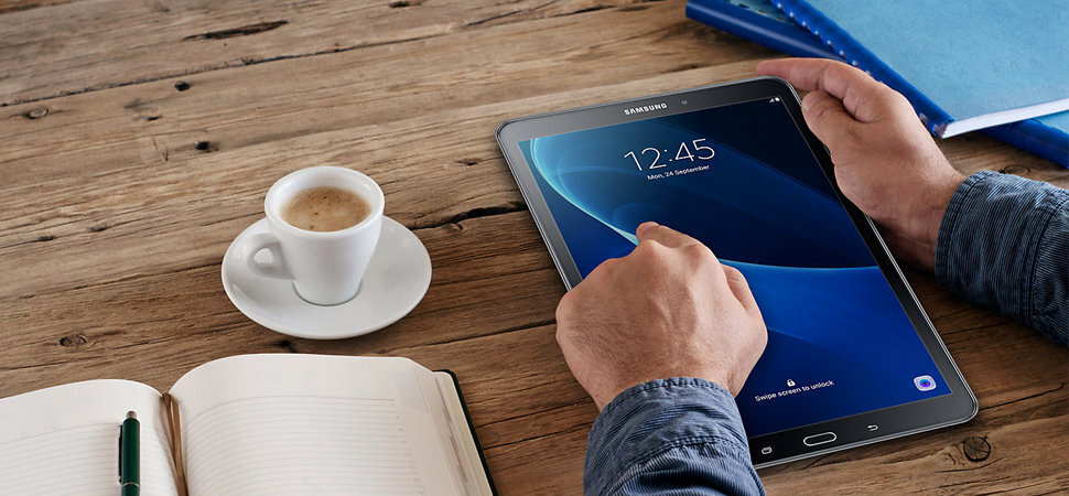 Samsung Galaxy Tab A (2016) T585, 10", 4G, 32GB Melns cena un informācija | Planšetdatori | 220.lv