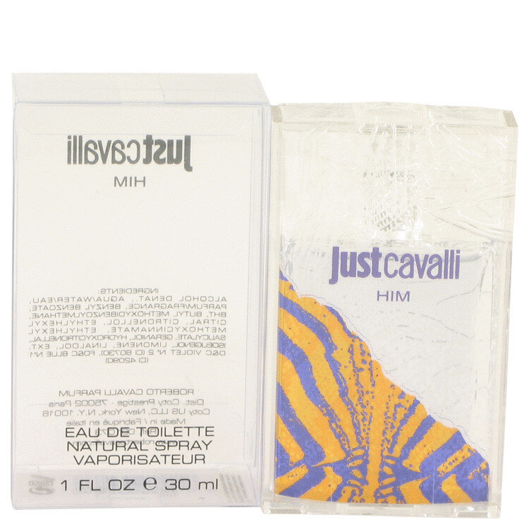 Tualetes ūdens Roberto Cavalli Just Cavalli Him edt 30 ml cena un informācija | Vīriešu smaržas | 220.lv