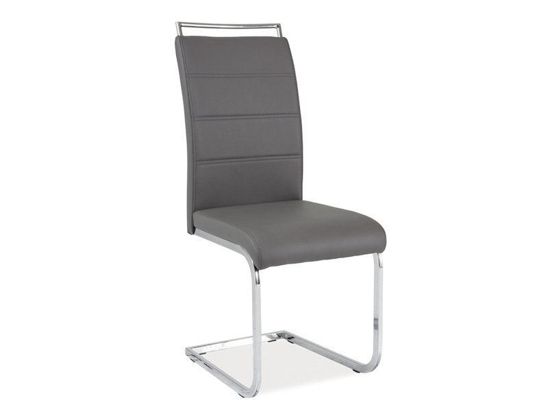4 krēslu komplekts H441, pelēks cena un informācija | Virtuves un ēdamistabas krēsli | 220.lv