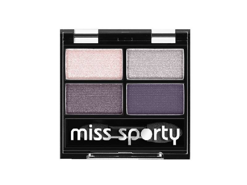 Acu ēnas Miss Sporty Quattro Studio, 3.2 g, 402 Smoky Green Eyes cena un informācija | Acu ēnas, skropstu tušas, zīmuļi, serumi | 220.lv