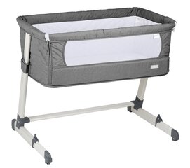 Манеж-кроватка Together BabyGo,  grey цена и информация | Манежи для детей | 220.lv