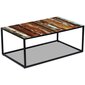 vidaXL kafijas galdiņš no pārstrādāta koka, 100x60x40 cm cena un informācija | Žurnālgaldiņi | 220.lv