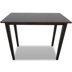 Деревянный барный стол коричневый 110 x 60 x 90,8 см цена и информация | Кухонные и обеденные столы | 220.lv