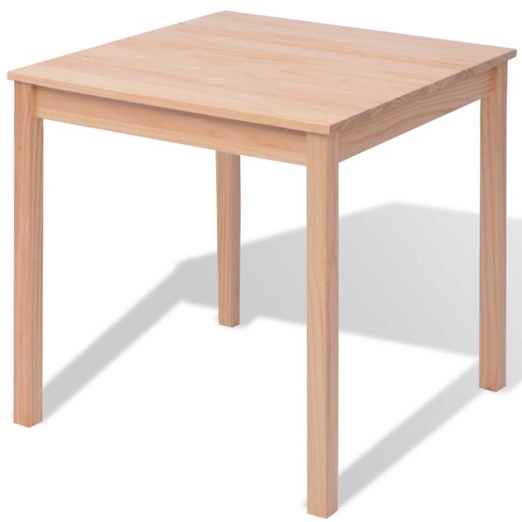 vidaXL virtuves mēbeļu komplekts - galds un krēsli, 5 gab., priede цена и информация | Ēdamistabas komplekti | 220.lv