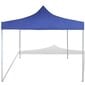 vidaXL saliekama telts, 3x3 m, zila cena un informācija | Dārza nojumes un lapenes | 220.lv